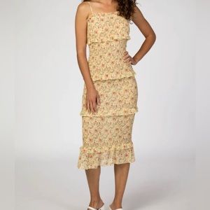 VICI smocked midi dress- NWOT, never worn!